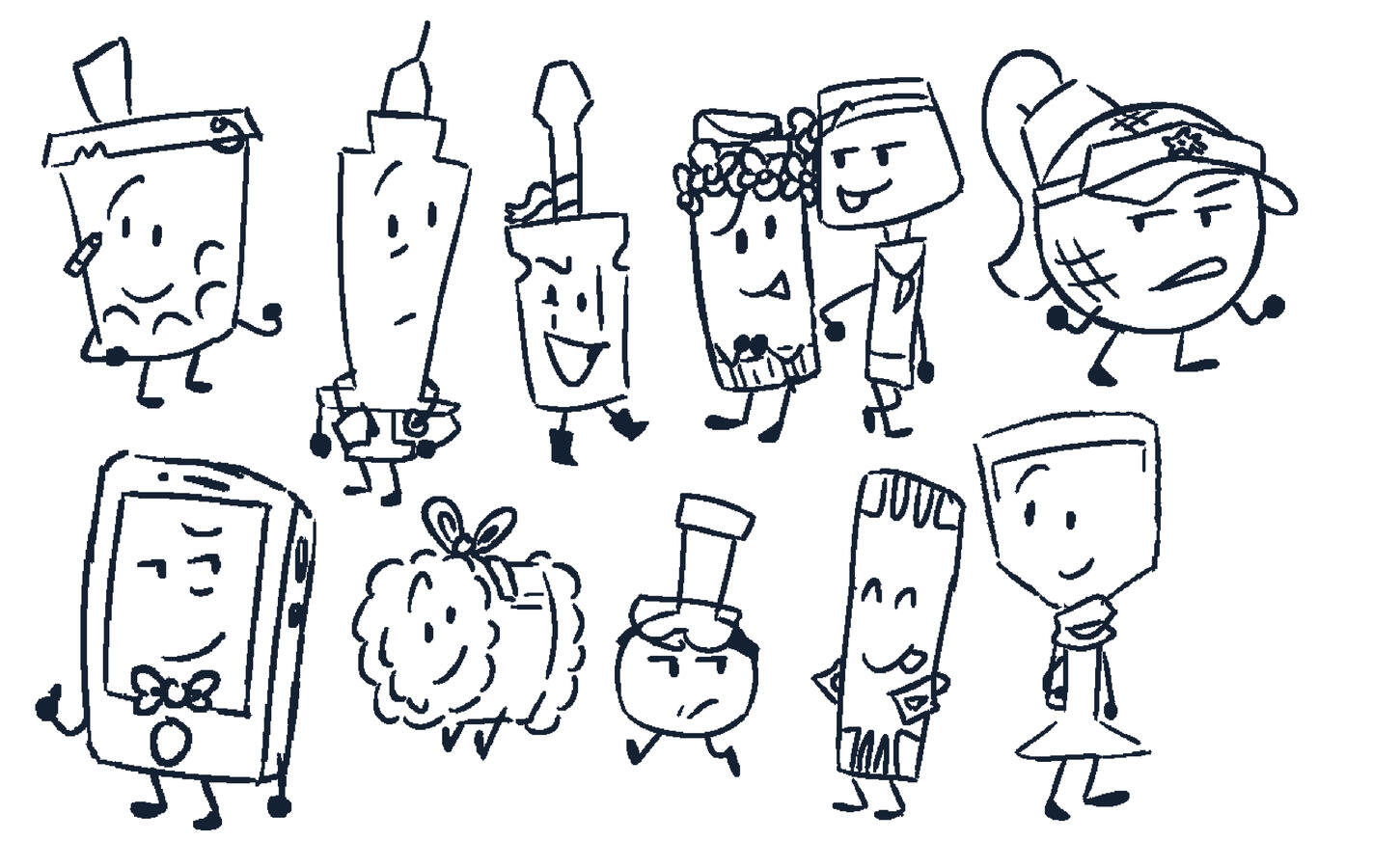 Objection Redesign Sketches Objection Redesign Sketches